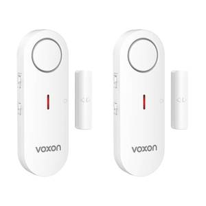 lot 12670 image: VOXON Door Alarm Sensor 2-Pack with Chime Mode