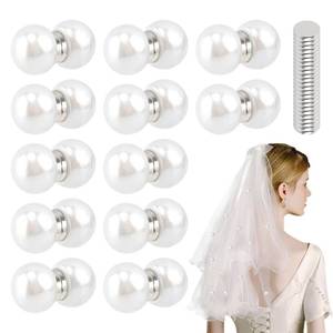 lot 12699 image: Pearl Veil Weights with Magnetic Pairs