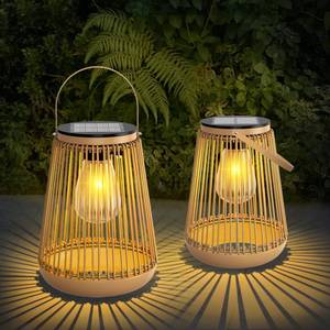 lot 13262 image: KagoLing Solar Lanterns Outdoor Waterproof 2 Pack