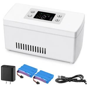 lot 13288 image: IQYIQY Insulin Cooler Travel Box USB Rechargeable  Retail $199.99
