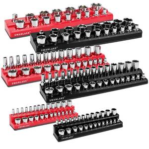 lot 13294 image: Swanlake 6-Piece Magnetic Socket Organizer Set