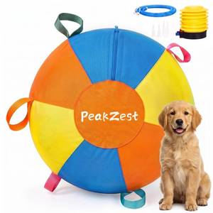 lot 13306 image: PeakZest Herding Ball for Dogs with Handle 1822 Inch