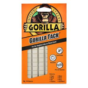 lot 14021 image: Gorilla Tack 56g Pre-Cut Squares