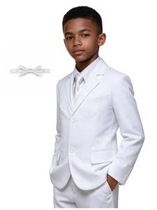 lot 14024 image: DHTS Boys Formal Suit Set White Size 7