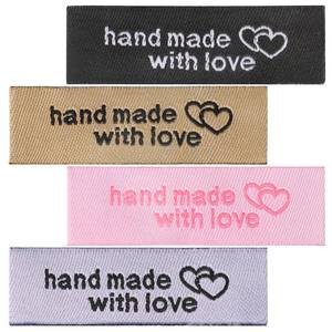 lot 14048 image: Mozeat Personalized Sewing Labels, 120-Piece, 4 Colors
