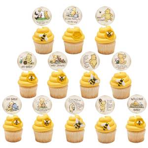 lot 14113 image: Utrwooy 48-Piece Bear Cupcake Toppers