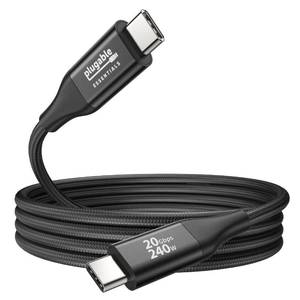 lot 14495 image: Plugable USB-C Monitor Cable 6.6 ft 4K144Hz