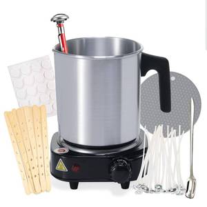 lot 17518 image: Aroparc Wax Melting Pot with Hot Plate 40oz1200ml