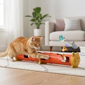 lot 17557 image: PAWSPIK Electric Feather Teaser Tube Cat Toy