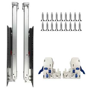 lot 17565 image: Betesy Hardware Undermount Soft Close Drawer Slides 24 Inch  Retail $108.99