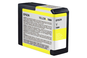 lot 18335 image: Epson Yellow UltraChrome Ink Cartridge 80ml T580400