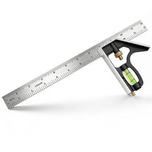 lot 18348 image: Micymedo 12 Inch Combination Square with Stainless Steel Ruler