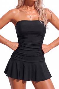 lot 18373 image: Daci Womens Tummy Control One-Piece Swimdress XL