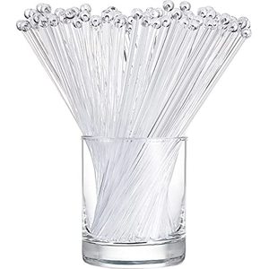 lot 18376 image: Honoson Plastic Swizzle Sticks Ball Head 100 Pcs