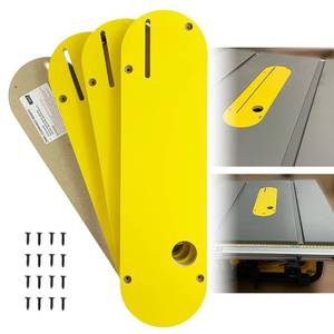lot 19472 image: AGILLE Zero Clearance Inserts for DeWalt Table Saws 4-Pack