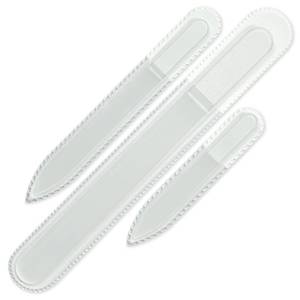 lot 20231 image: Mont Bleu Czech Glass Nail File Set of 3