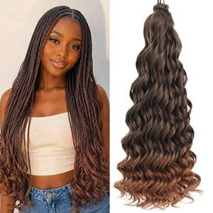 lot 20244 image: DRENVAC French Curl Braiding Hair 6 Pack 24 Inch