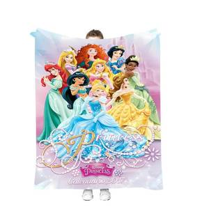 lot 20277 image: DIOSN Cartoon Flannel Blanket 55x40 Inches Princess