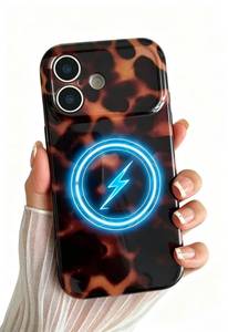 lot 20300 image: Maelthyrn iPhone 16 Plus Case Amber Tortoiseshell MagSafe