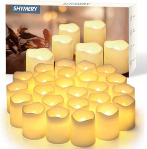 lot 20325 image: Shymery Flameless LED Votive Candles, 24 Pack