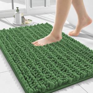 lot 20335 image: Smiry Bathroom Rug 24x16 Chenille with Rubber Backing