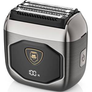 lot 20352 image: Electric Foil Shaver for Men with Metal Body (Shaver Different from Stock Photos)  Retail $114.99
