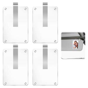 lot 20356 image: HINGTAI Acrylic Magnetic Photo Holder 2-Pack