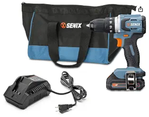 lot 1806 image: Senix X2 20V Brushless 12in Subcompact Cordless Drill