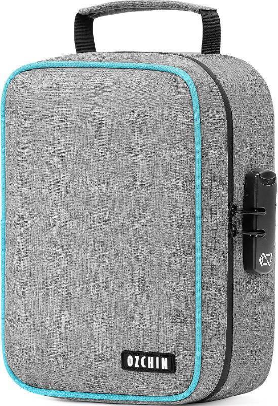 lot 421605 image: OZCHIN Storage Bag with Combination Lock, Activated Carbon Fiber, Air Purifying
