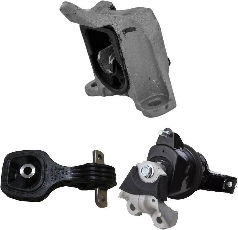 lot 271507 image: Compatible with 14-15 Honda Civic 1.8L Coupe Engine Motor and Automatic CVT Transmission Mount Set 3PCS MK172 MK073 65038 2014 2015