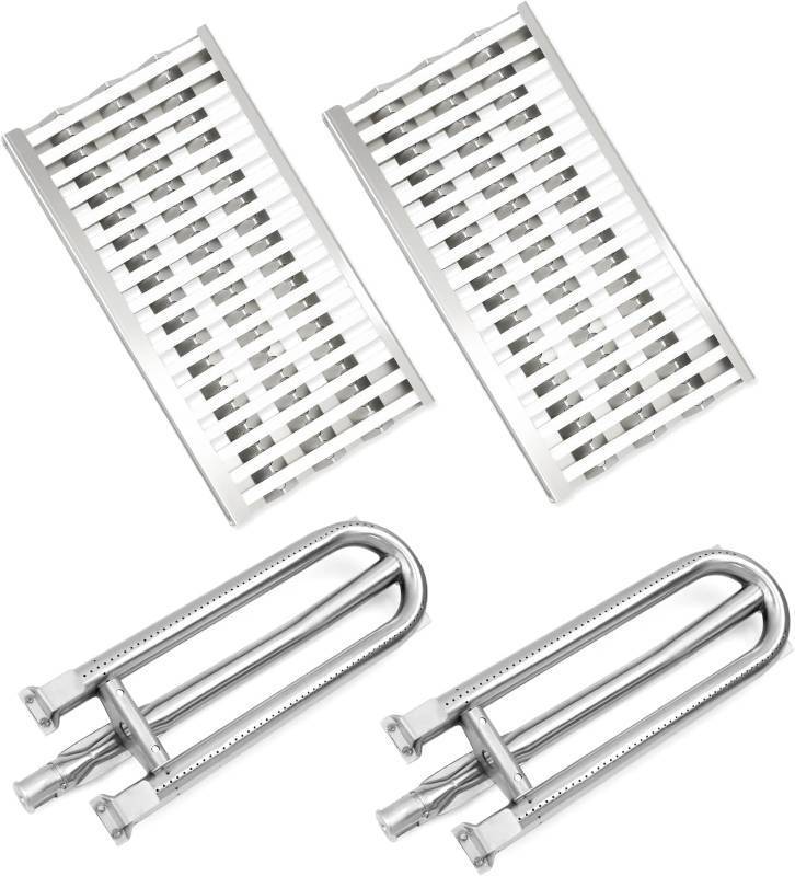 lot 461486 image: Retails for $200 Ceramic Rod Radiant Tray Stainless Steel Grill Heat Plates Grill Burners Briquette Tray for DCS Grill Parts Replacement for DCS36 BGB36-BQARL, DCS48 BGB48-BQARN, 27DBQR, DCS27FS-BQR