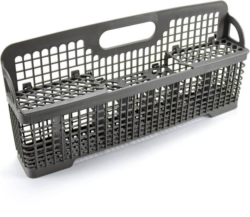 lot 361610 image: WP8562043 8531233 Universal Dishwasher Silverware Basket Replacement for Whirlpool Kitchenaid Dishwasher Utensil Basket - Replaces Kitchenaid Dishwasher Basket W10190415 8531288 8562043 by Techecook