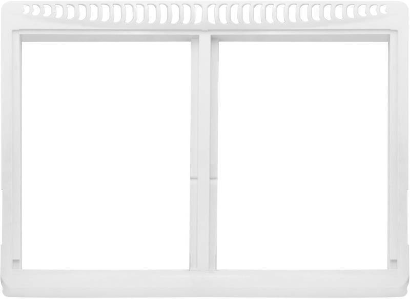 lot 152215 image: 240364787 Refrigerator Crisper Drawer Cover Frame Crisper Pan Cover Compatible with Frigidaire Refrigerator-Replaces 240364714, 240364725, 240364778, 240364794