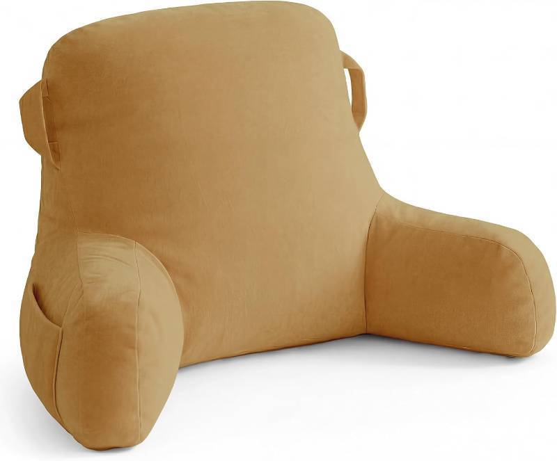 lot 251679 image: (2 Pack) Reading Pillow for Bed,Back Pillow for Bed Sitting Up,Lumbar Support Pillow