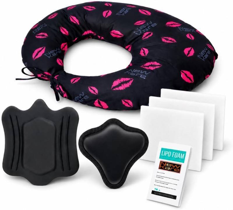 lot 452234 image: BBL Recovery Kit   BBL Pillow After Surgery with 3 Lipo Foam Pads, Abdominal Board & Lumbar Support   Essential Brazilian Butt Lift Recovery Supplies for Sitting, Driving & Home