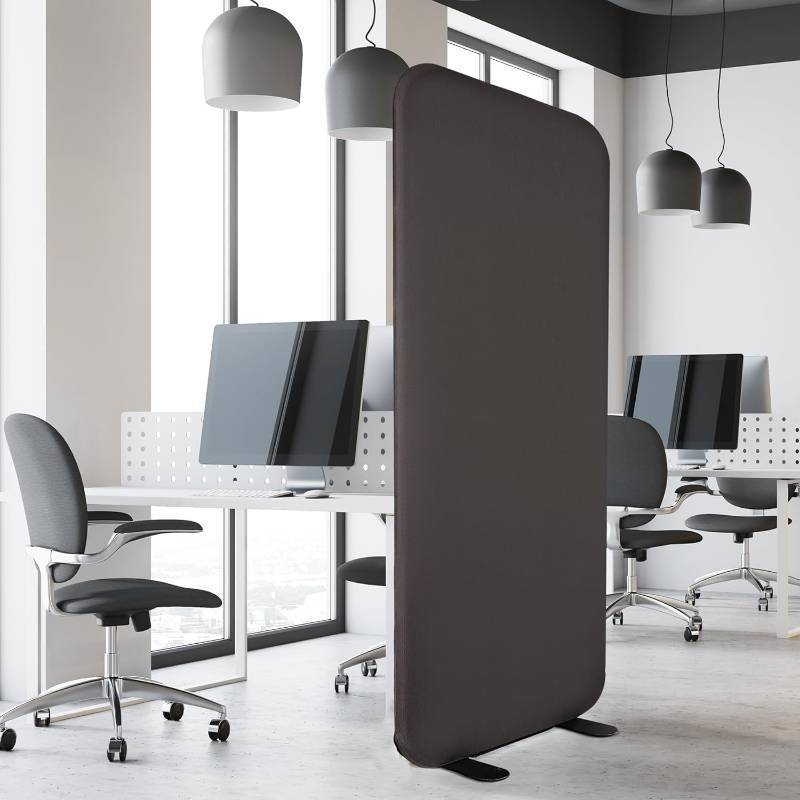 lot 321508 image: Retails for $126 DECOLAB Room Divider Panel, Standing Privacy Partition Wall 29x65, Iron