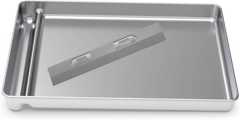 lot 211346 image: Upgraded Stainless Steel Reusable Litter Tray Compatible with PetSafe Scoop-Free Self-Cleaning Cat Litter Boxes   Deeper Waste Section & Enhanced Odor Control