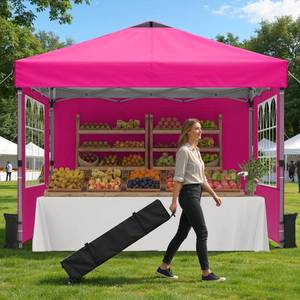 lot 111767 image: Retails for $146 Raynesys 10x10ft Pop Up Canopy Tent with Sidewalls for Events, Parties