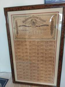 lot 1004 image: Confederate States of America $500 Loan Bond July 1861 with Coupons - Signed by Robert Tyler