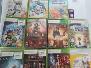 lot 1022 image: (12) Xbox 360 Video Games - Madden 25, Fable III,  Halo 4, L.A. Noire, and more