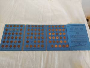 lot 1029 image: Whitman Lincoln Cent Collection Starting 1941 - Includes Steel War Pennies