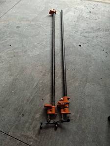 lot 1040 image: Pair of Bar Clamps