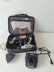 lot 1049 image: Craftsman Multi-Tool Kit with Batteries, Charger, and Case