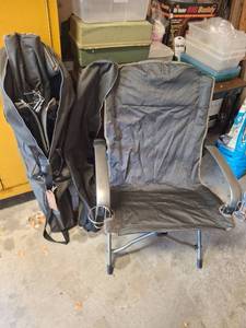 lot 1107 image: (2) Folding Camping Chair with Carrying Bag