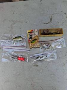 lot 1113 image: Fishing Lures Lot - Bagley Fat Cat and Bonum Hellbender