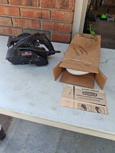 lot 1168 image: Craftsman 3 Inch Belt Sander with Dustless Sanding Attachment