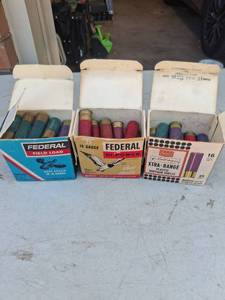 lot 1184 image: Lot of 3 Partial Boxes 16 Gauge Shotgun Shells