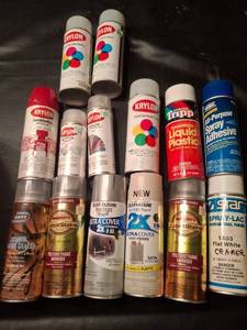 lot 1201 image: Spray Paint Lot