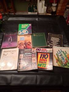 lot 1203 image: Country Music Song Books Lot