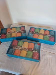 lot 1214 image: (3) Garden Lights String Lights 10-Light Set